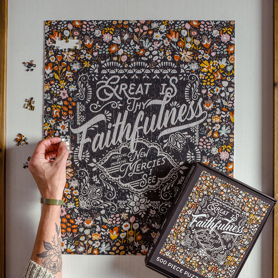 Great is Thy Faithfulness 500 Piece Puzzle