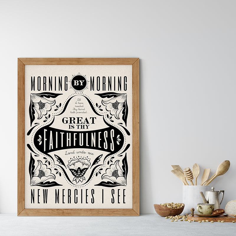 Morning by Morning / New Mercies Art Poster Print