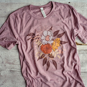 Slow Stroll Floral Bouquet Tee / T-Shirt