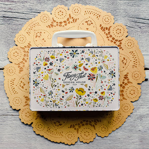 Songbook Floral Snackbox Storage Tin