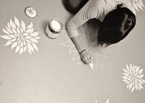 Painting a Wood Floor – Project Complete