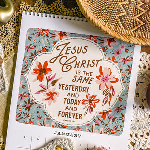 2026 Hymns & Hope Wall Calendar PREORDER