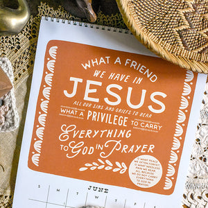 2026 Hymns & Hope Wall Calendar PREORDER