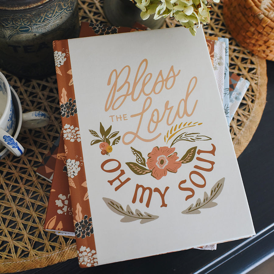 Bless the Lord Oh My Soul Hardcover Matte Journal - Wellspring