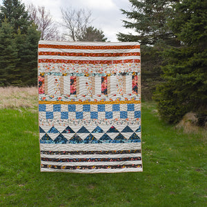 Moda Boho Haven Row Quilt Printed Pattern - PREORDER