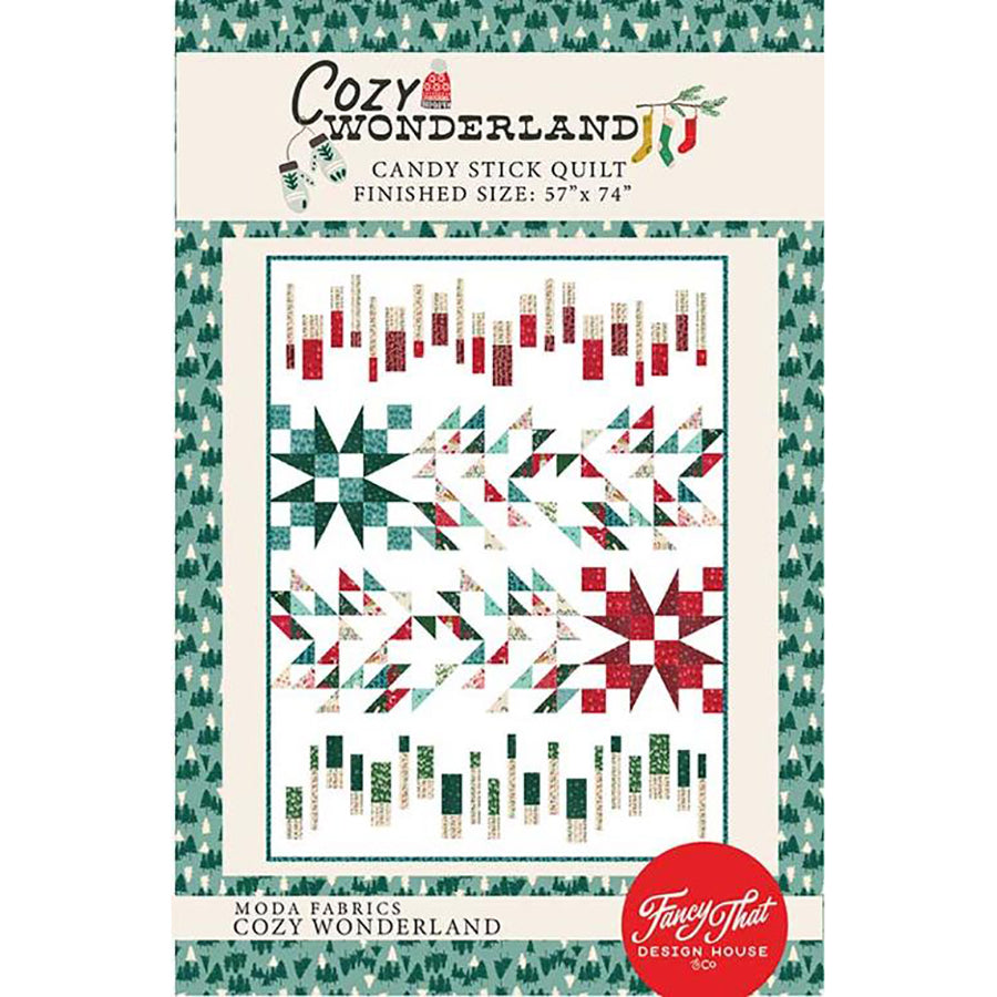 Moda Cozy Wonderland - Candy Stick Quilt Booklet - PREORDER