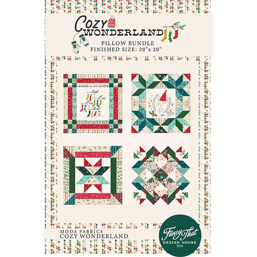 Moda Pattern Books Moda Cozy Wonderland - Pillow Bundle Pattern Booklet - Fancy That ...