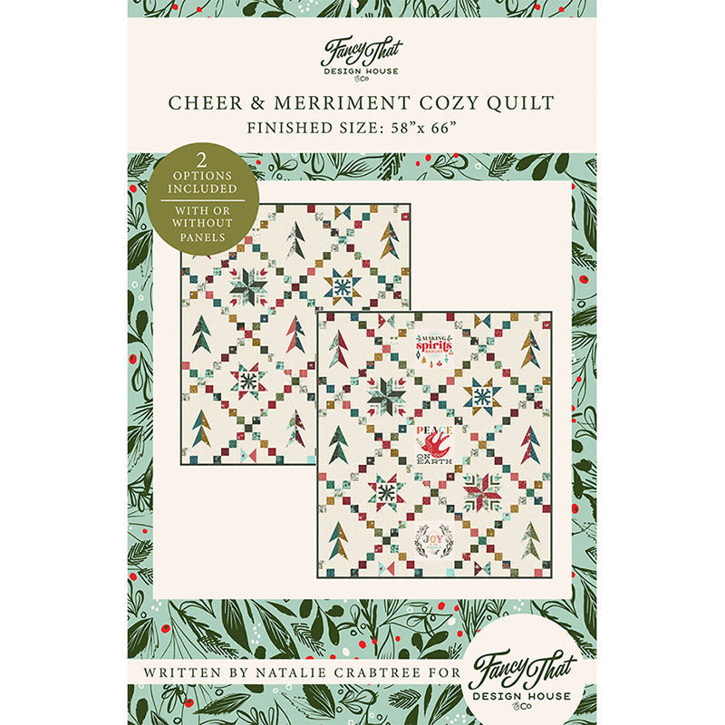 Moda Cheer & Merriment Cozy Quilt Pattern - PDF digital download