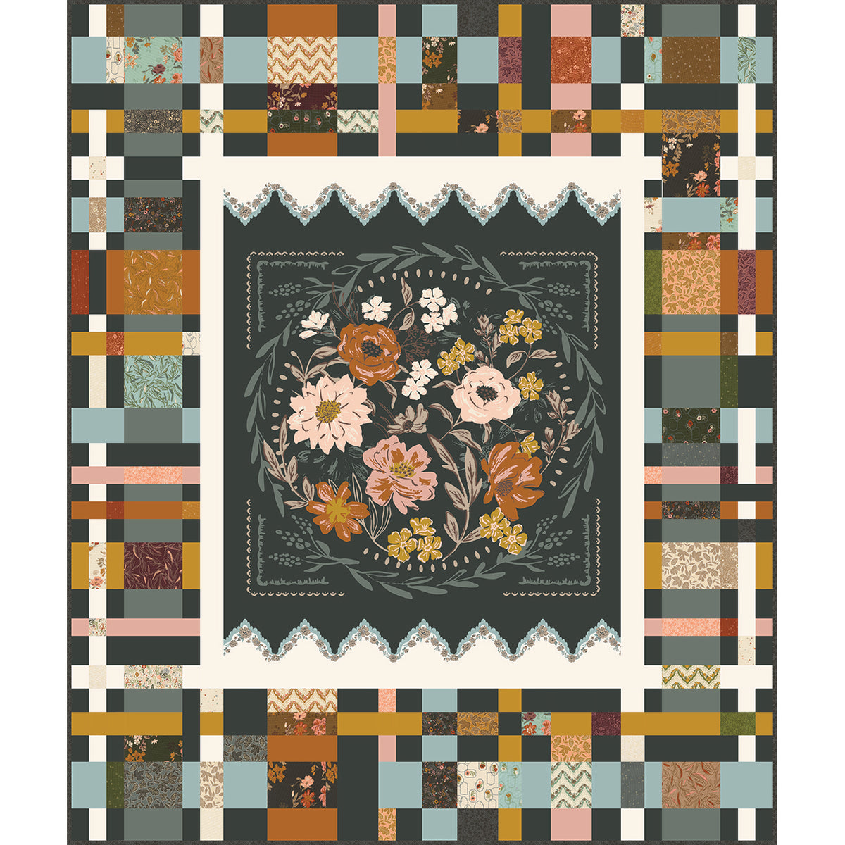 Moda Foraged Found & Hand Me Down Gleaned Quilt KIT - Fancy That Design ...