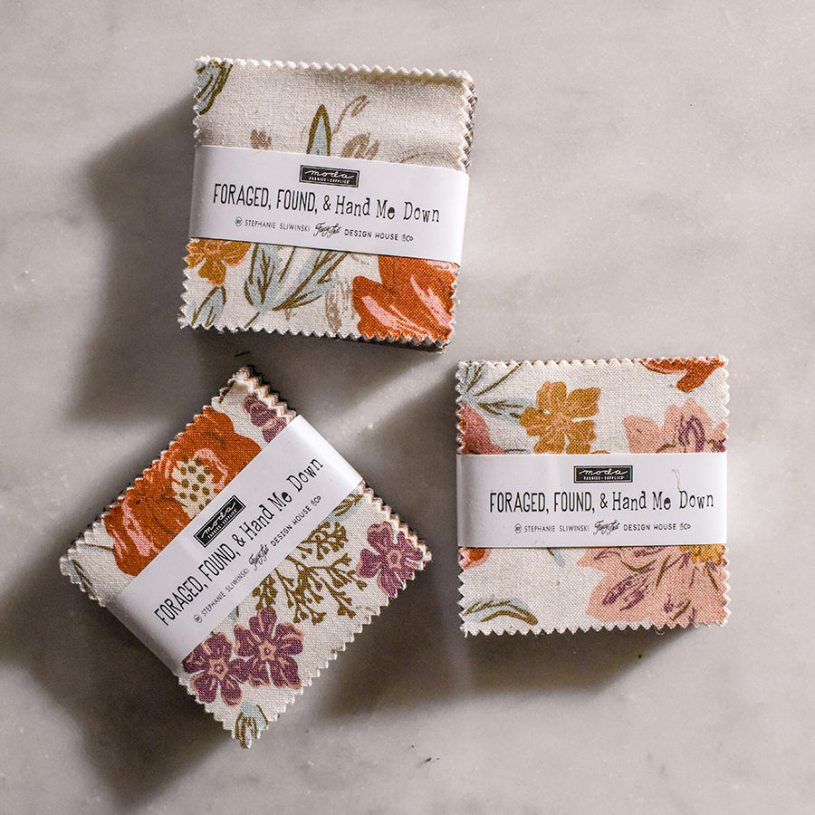 Moda Foraged Found & Hand Me Down Mini Charm 3 Pack - PREORDER