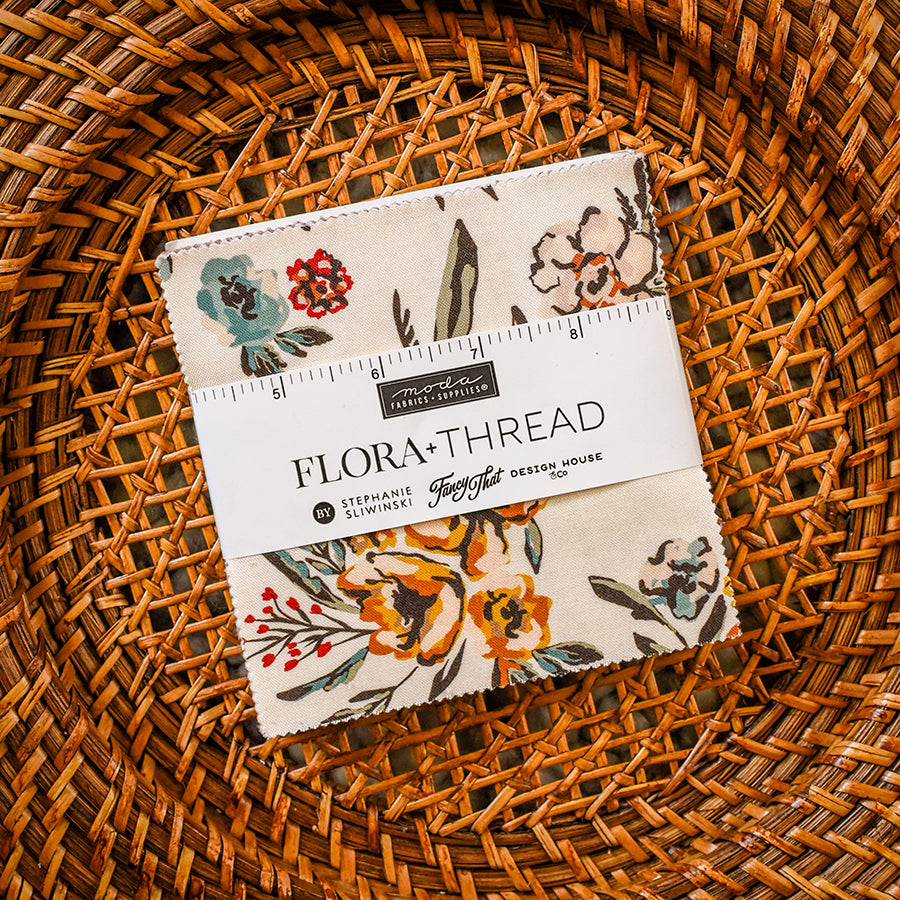 Moda Flora + Thread Charm - PREORDER