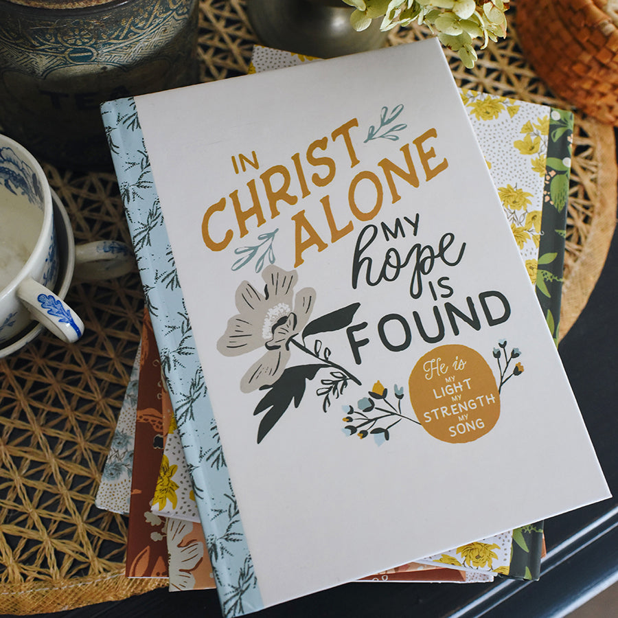 In Christ Alone Hardcover Matte Journal - Wellspring
