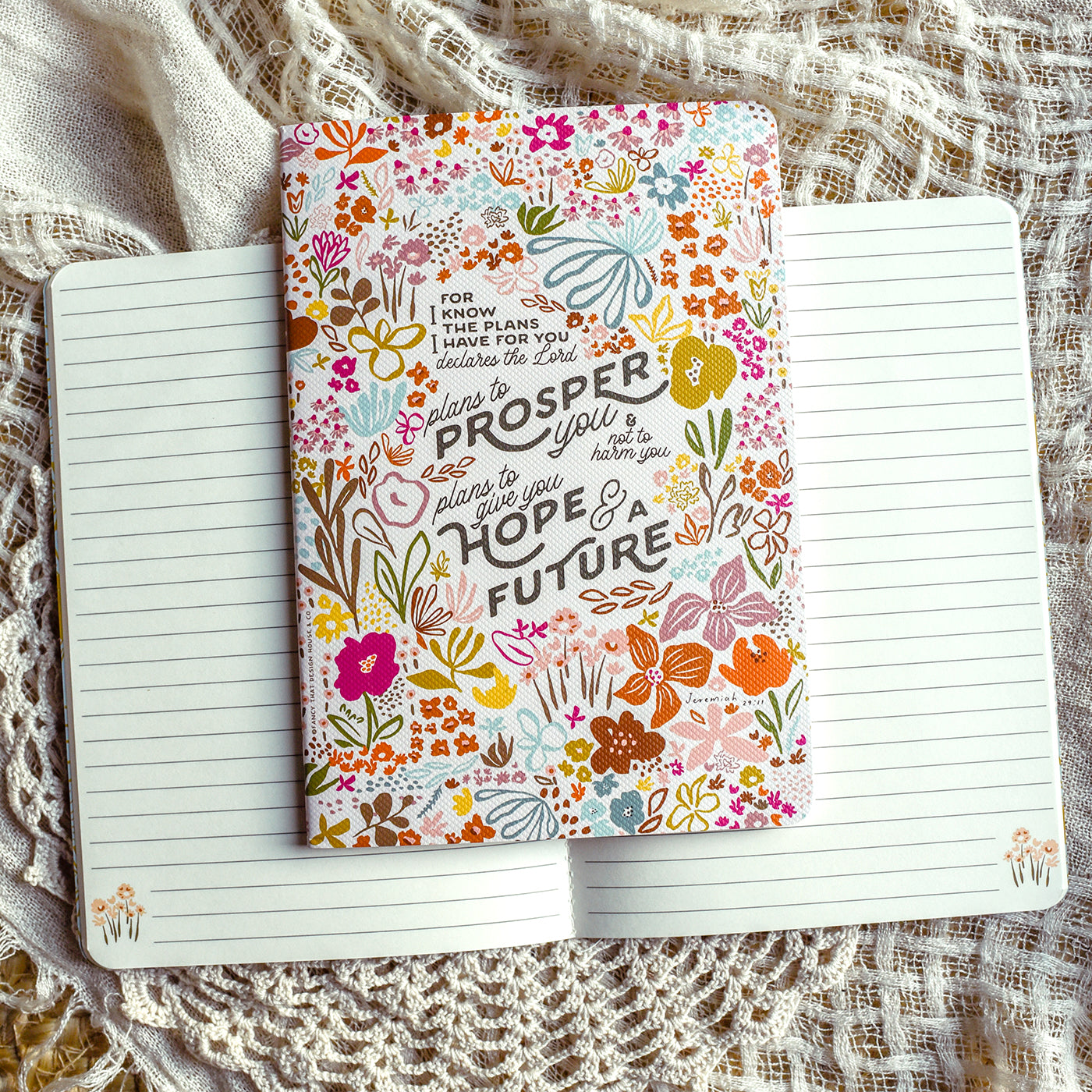 Things Above Lay Flat Journal / Notebook Set - Fancy That Design