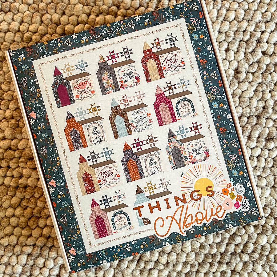 Moda Things Above Firm Foundation Quilt Kit