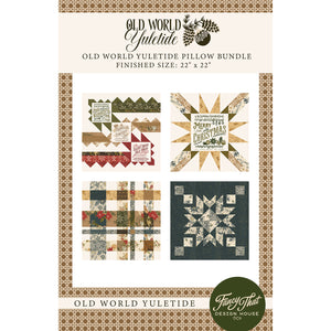 Moda Old World Yuletide Pillow Bundle Printed Pattern - PREORDER