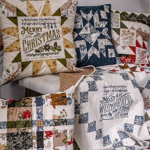 Moda Old World Yuletide Pillow Bundle Printed Pattern - PREORDER