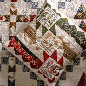 Moda Old World Yuletide Pillow Bundle Printed Pattern - PREORDER