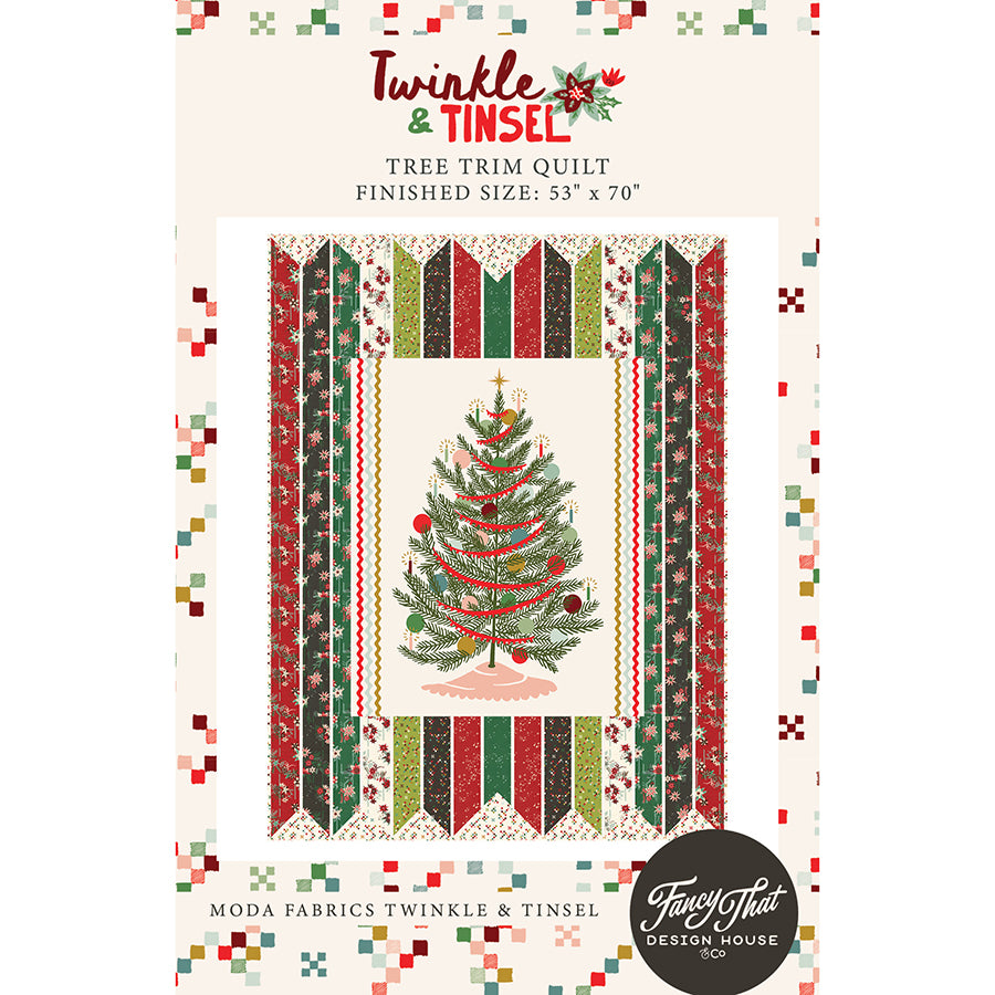 Moda Twinkle & Tinsel Tree Trim Quilt Printed Pattern PREORDER
