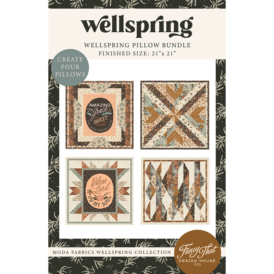 Moda Wellspring Pillow Bundle Printed Pattern Booklet - PREORDER