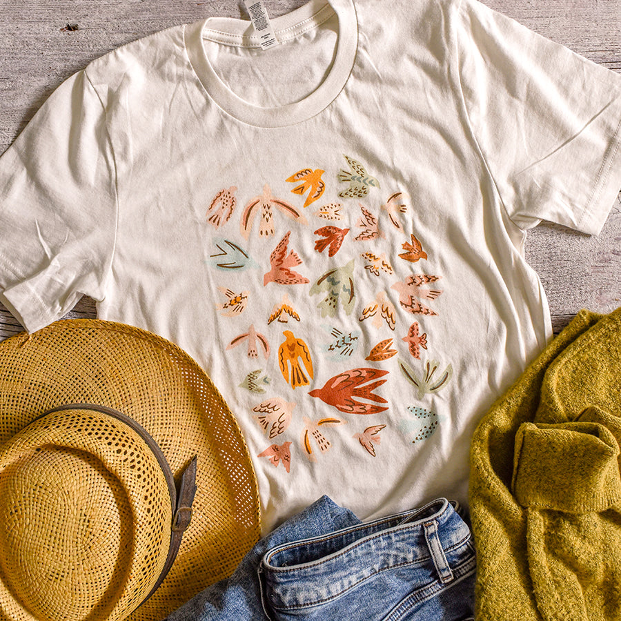 Little Birds 100% Cotton Tee / T Shirt