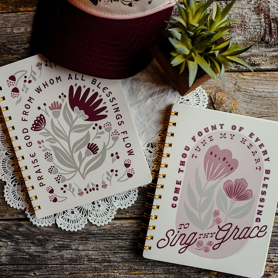 Praise God From Whom All Blessings Flow / Doxology Spiral Notebook Journal