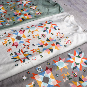 Bright Quilt Block Tee / T-Shirt - 100% Cotton
