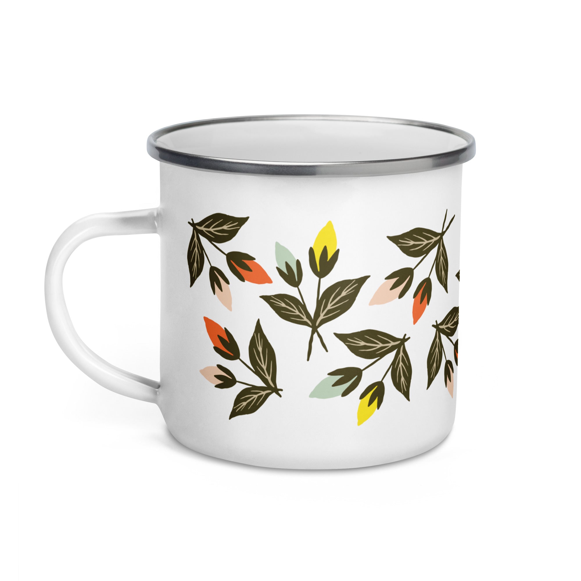 BESPORTBLE Enamel Camping Mug, 4oz Small Vintage Iron Mugs