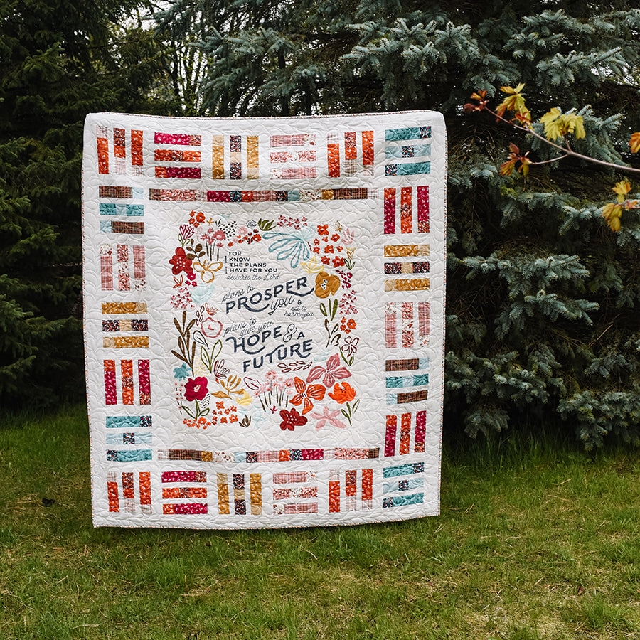 Moda Things Above Hope and Future Quilt Printed Pattern - PREORDER