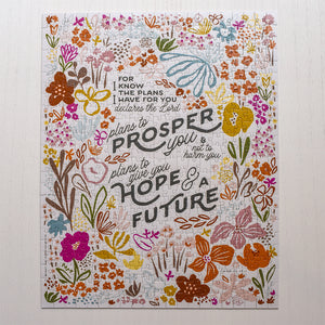 Jeremiah 29:11 Hope & Future 500 Piece Puzzle