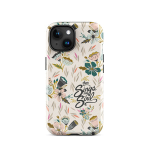 Then Sings My Soul floral Dual Layer iPhone case