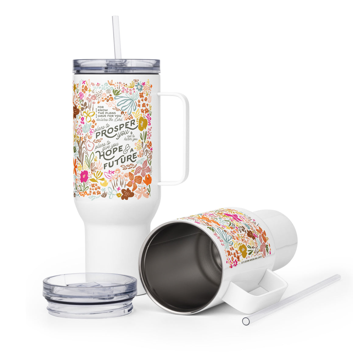 Things Above - Hope & Future Stainless Steel Travel Mug with Handle