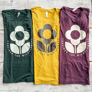 Consider the Wildflowers Triblend Tee / T Shirt