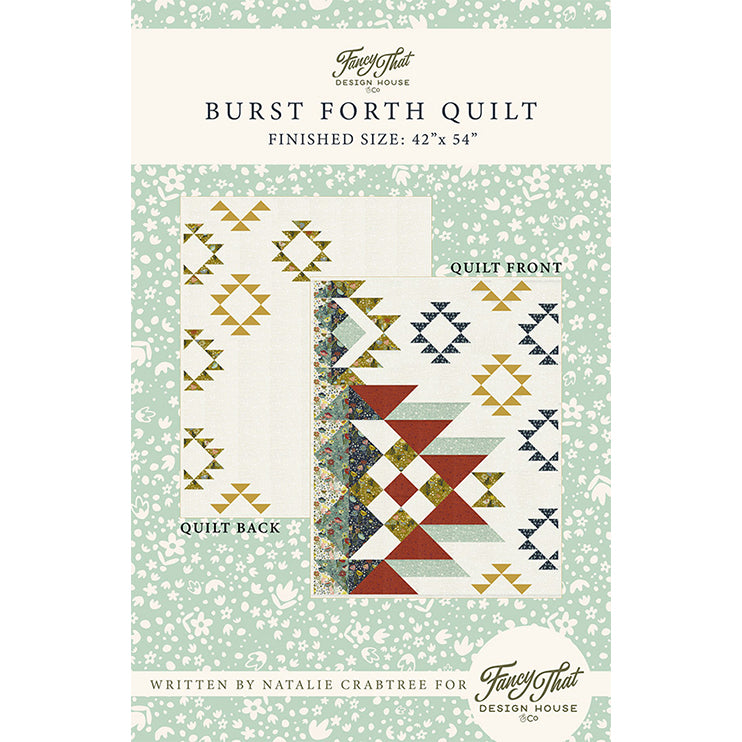 Songbook Burst Forth Quilt Pattern Printed Booklet