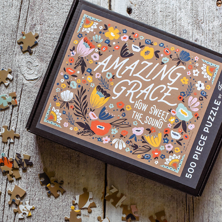 Amazing Grace 500 Piece Puzzle - Fancy That Design House & Co.