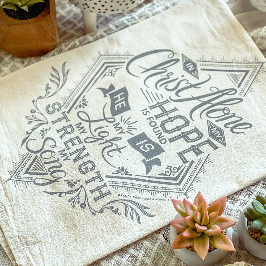 In Christ Alone Hymn Tea Towel
