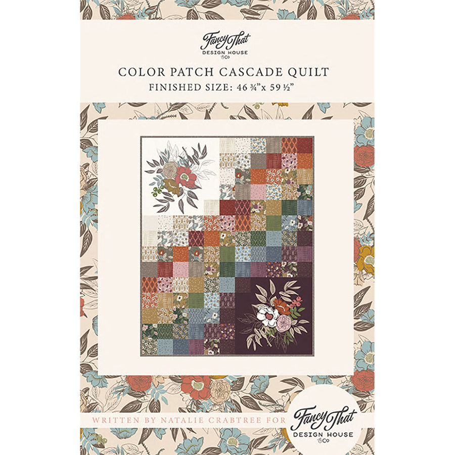Slow Stroll Pattern Moda Slow Stroll Color Patch Cascade Quilt PDF Pattern Booklet Downloa ...