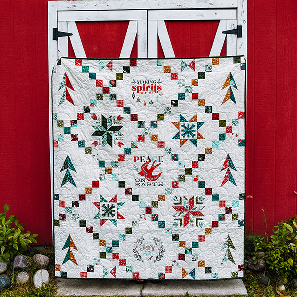 Moda Cheer & Merriment Cozy Quilt Pattern - Fancy That Design House & Co.