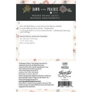 Moda Dawn on the Prairie - Prairie Picnic Quilt Booklet - PREORDER