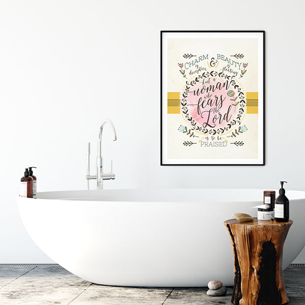 Proverbs 31 Art Poster Print - Fancy That Design House & Co.