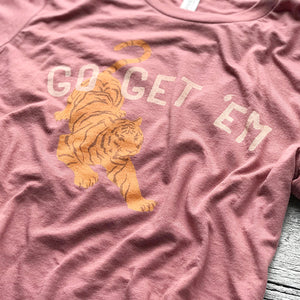 Go Get 'Em Tiger Triblend Tee / T Shirt