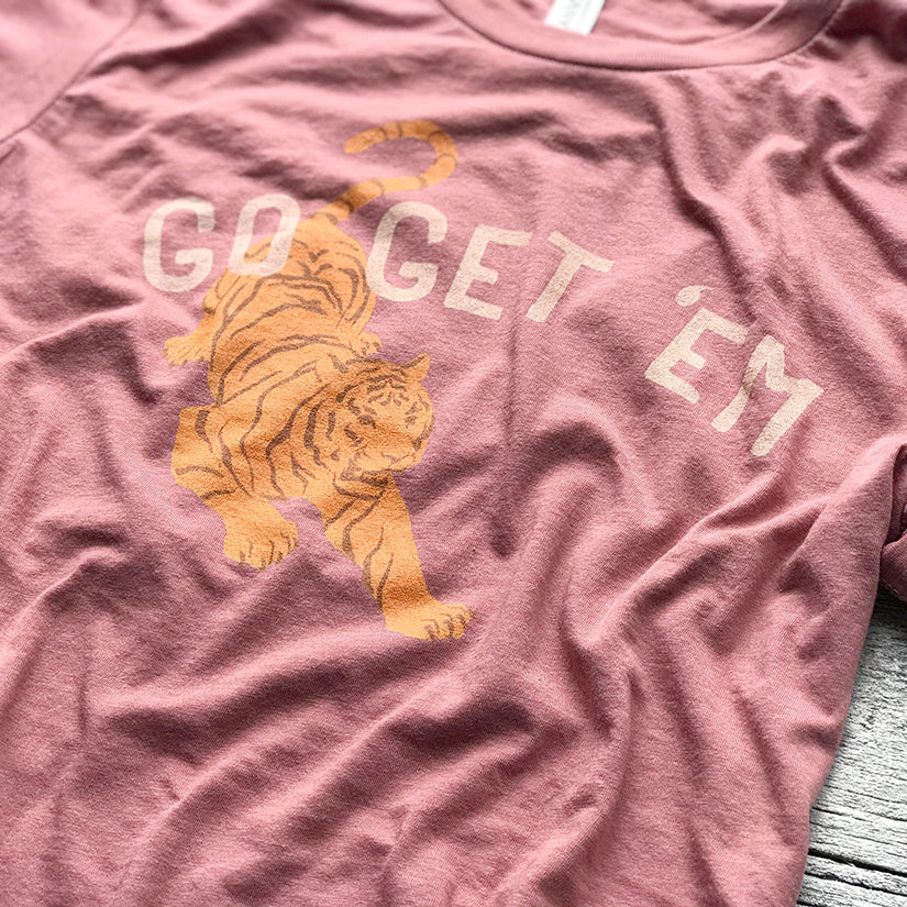 Go Get 'Em Tiger Triblend Tee / T Shirt