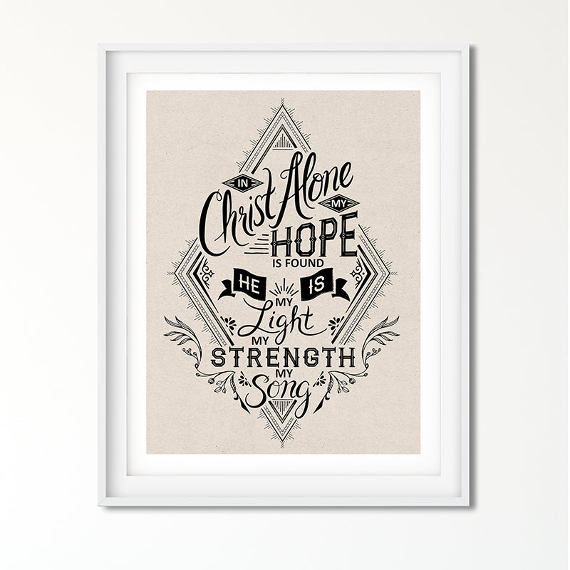In Christ Alone {Poster} In Christ Alone {Poster}