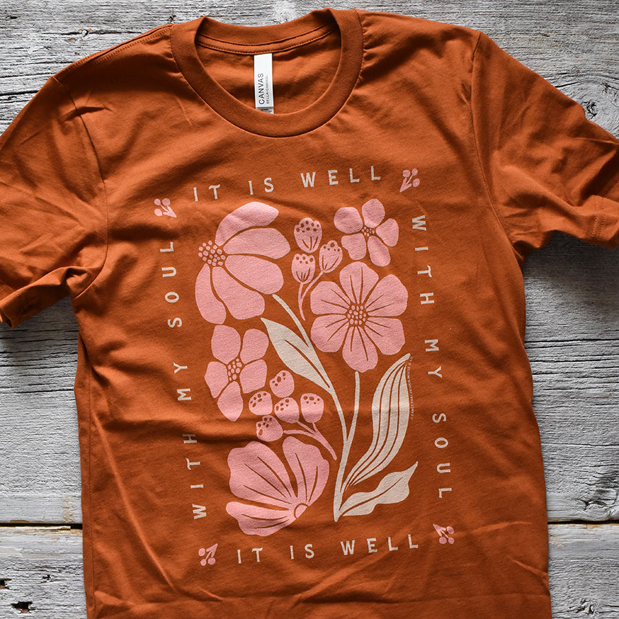 It Is Well With My Soul Tee It Is Well With My Soul Tee