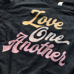 Love One Another script Triblend Tee / T Shirt