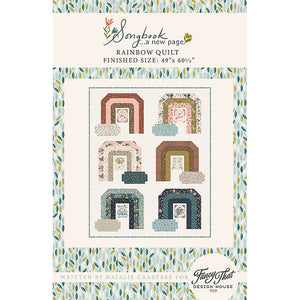 Songbook A New Page Rainbow Quilt Printed Pattern Booklet  - NOW available!