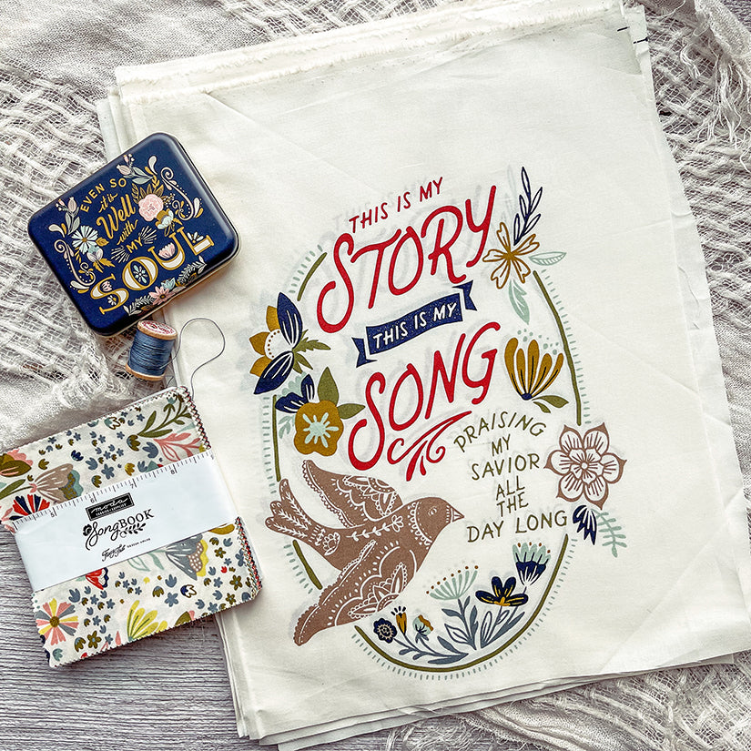 Moda Songbook Hymn Panel - Individual Prints - This is my story, this is my song