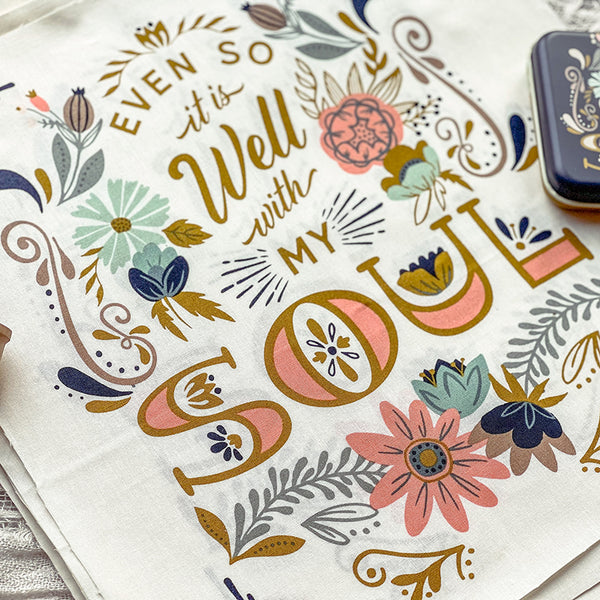 Moda Songbook Hymn Panel - Individual Prints - Well with my Soul ...