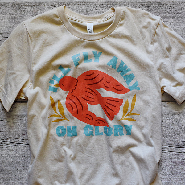 I'll Fly Away Bird Tee / T shirt - Fancy That Design House & Co.