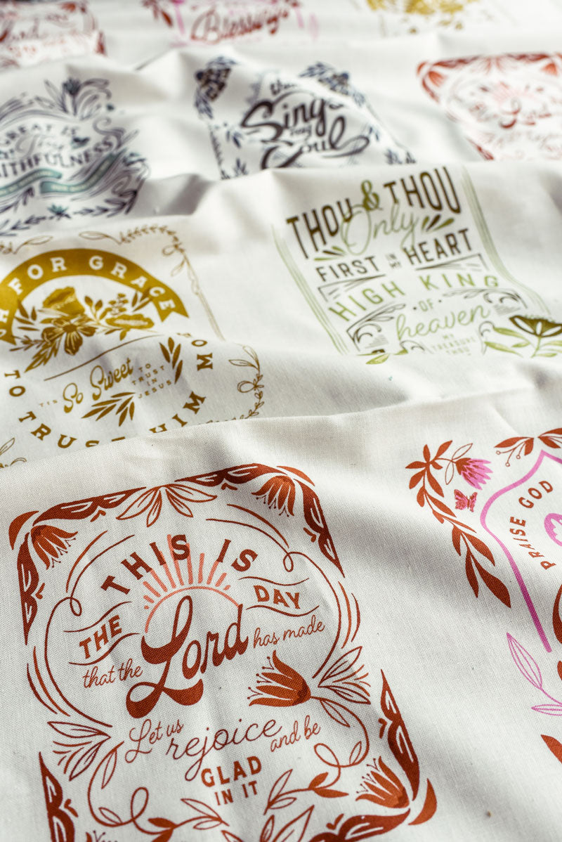 Moda Songbook A New Page Small Block Hymn Panel - Fancy That Design ...