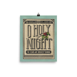O Holy Night Art Poster Print